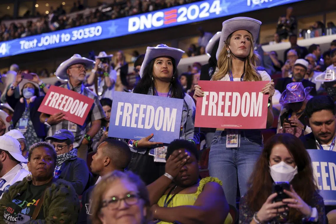 Vice-President Kamala Harris' candidacy has reinvigorated many Democrats and independents – and particularly young women.