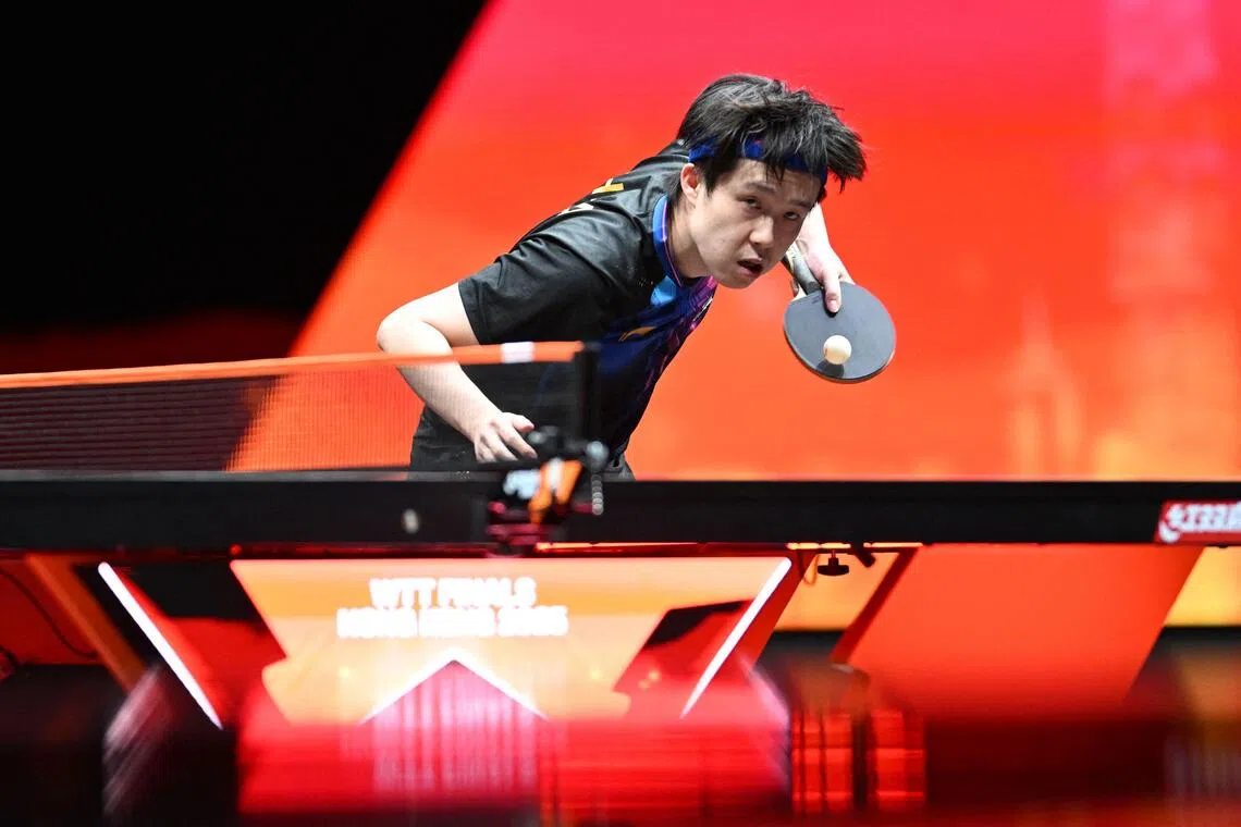 In a fair world, China's Wang Chuqin, the world No.1 table tennis player, would be a household name. 