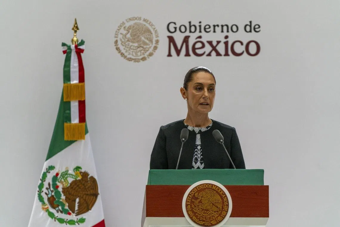 Mexico's President Claudia Sheinbaum insisted she doesn’t seek conflict with China but instead wants to protect domestic industry.
