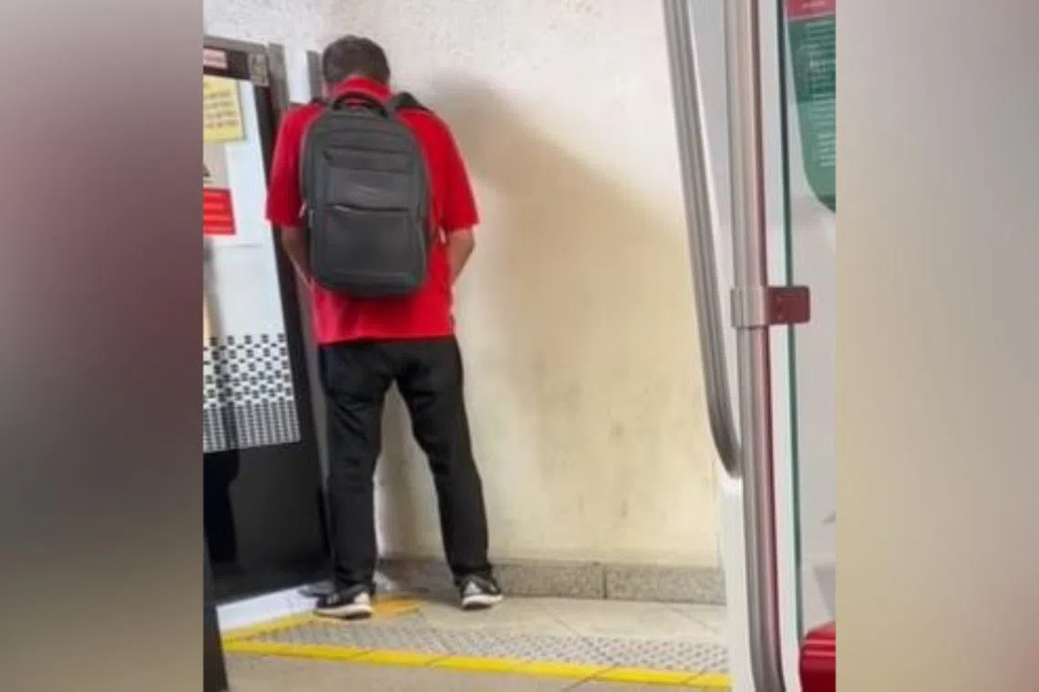 A man was charged with urinating at the platform of Tanah Merah MRT station on Jan 8 at around 12.30pm.