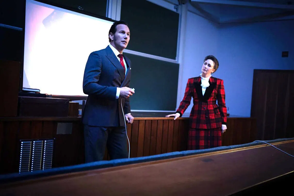 Patrick Wilson and Vera Farmiga as paranormal sleuths in The Conjuring: Last Rites, the ninth chapter in the horror movie series.