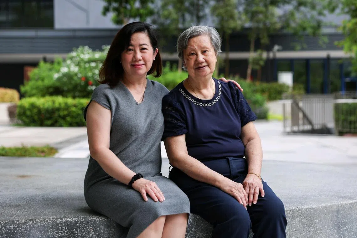 Ms Joanna Wong, 56, and her mother Tan Kim Hay, 81, have done advance care planning for themselves.