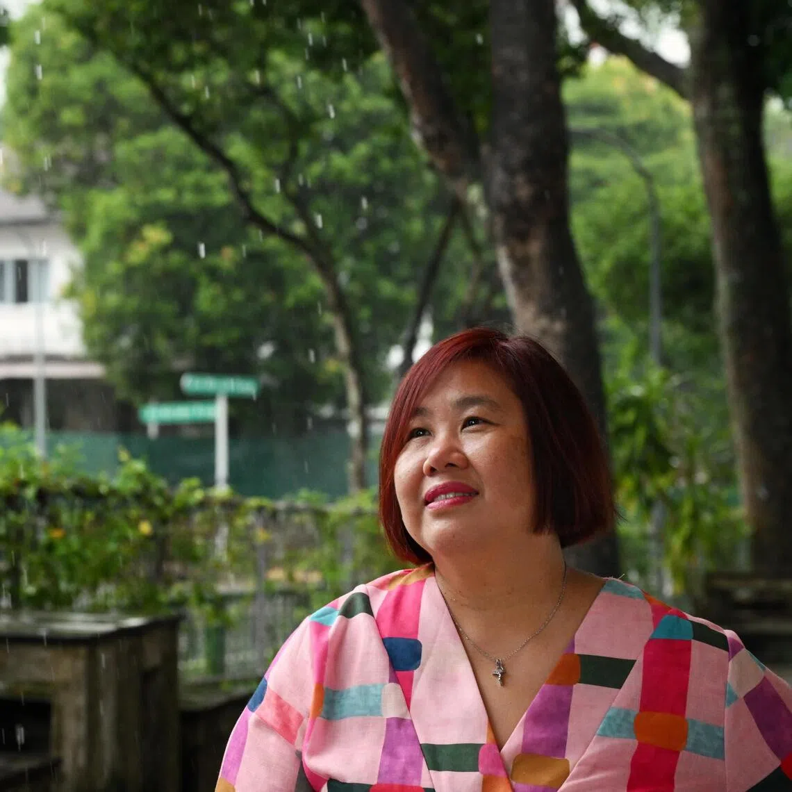 Architect Belinda Huang at the Arabica Cafe located along Jalan Merah Saga, near Holland Village.  She finds the scale of the street warm and human, lined with cafes that spill into the neighbourhood, surrounded by homes that make it feel like a true community hub. 