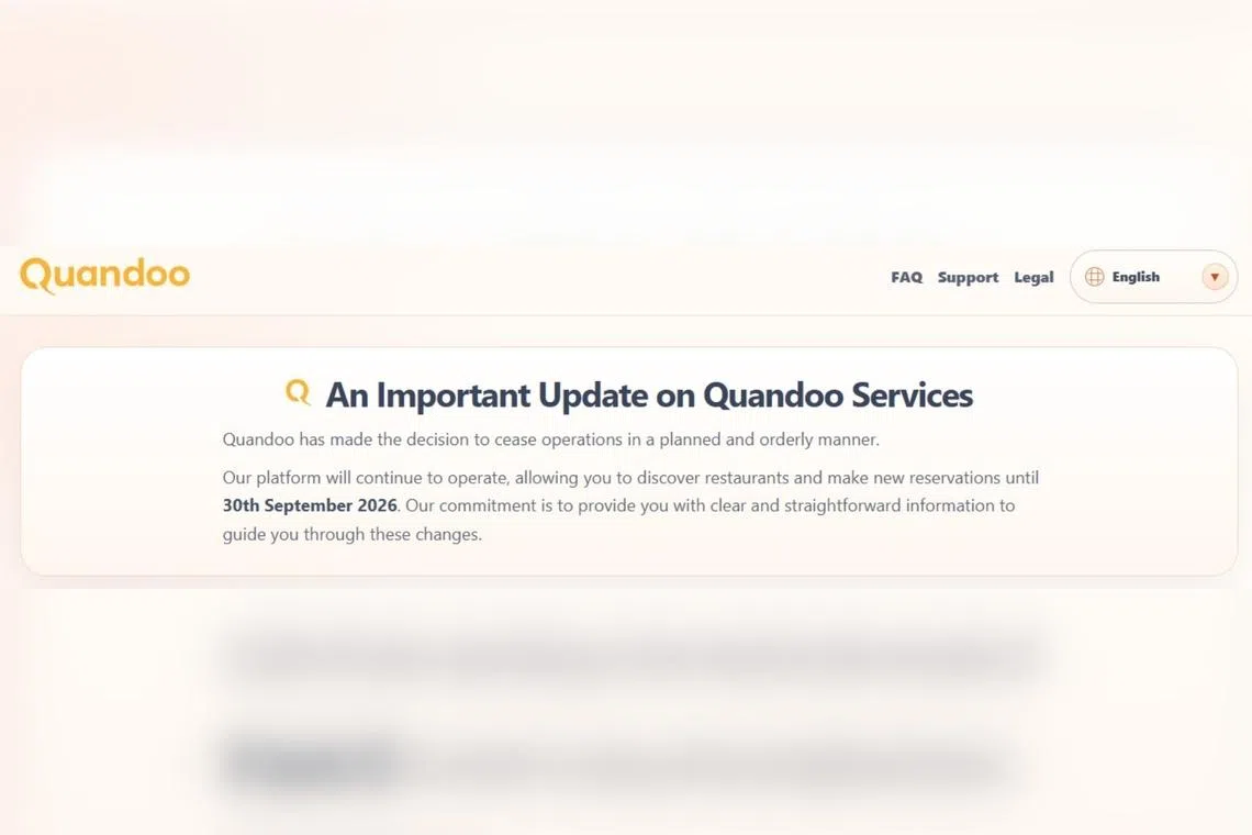 Quandoo said on March 24 that the closure was a "business decision" following a "strategic portfolio review".
