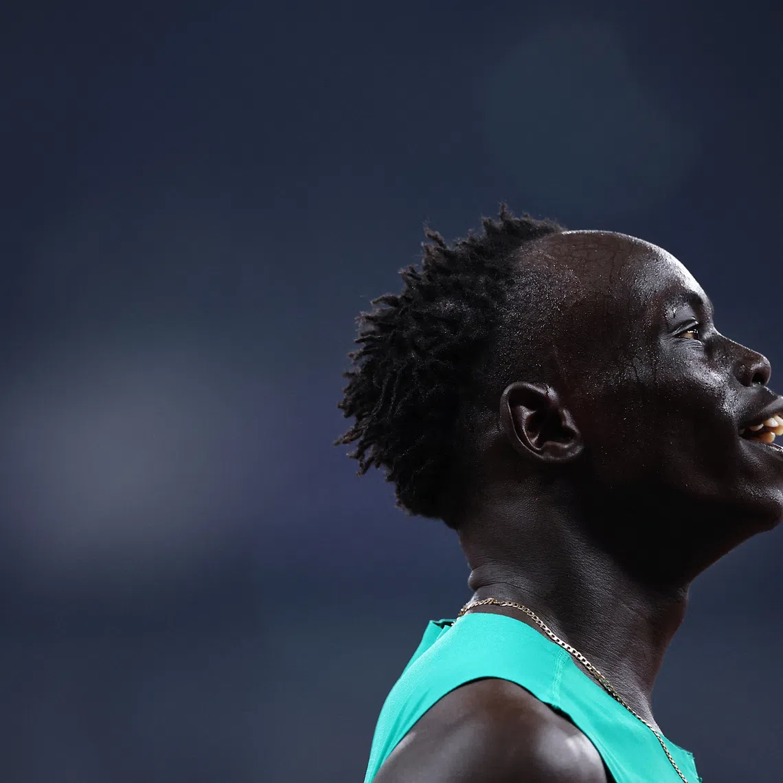 World Athletics Championships Tokyo 2025 - Men's 200m Round 1 - Japan National Stadium, Tokyo, Japan - September 17, 2025 Australia's Gout Gout reacts after qualifying during the heats REUTERS/Sarah Meyssonnier