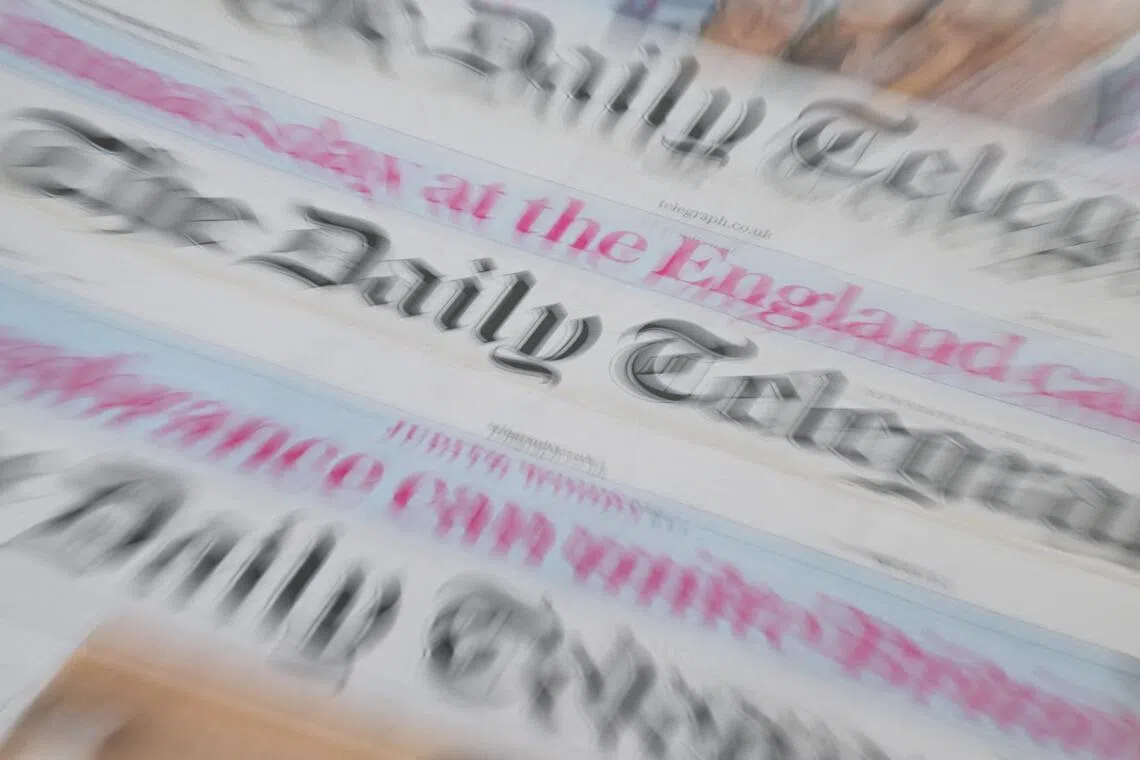 UK launches public-interest, competition probe into Daily Mail-Telegraph takeover