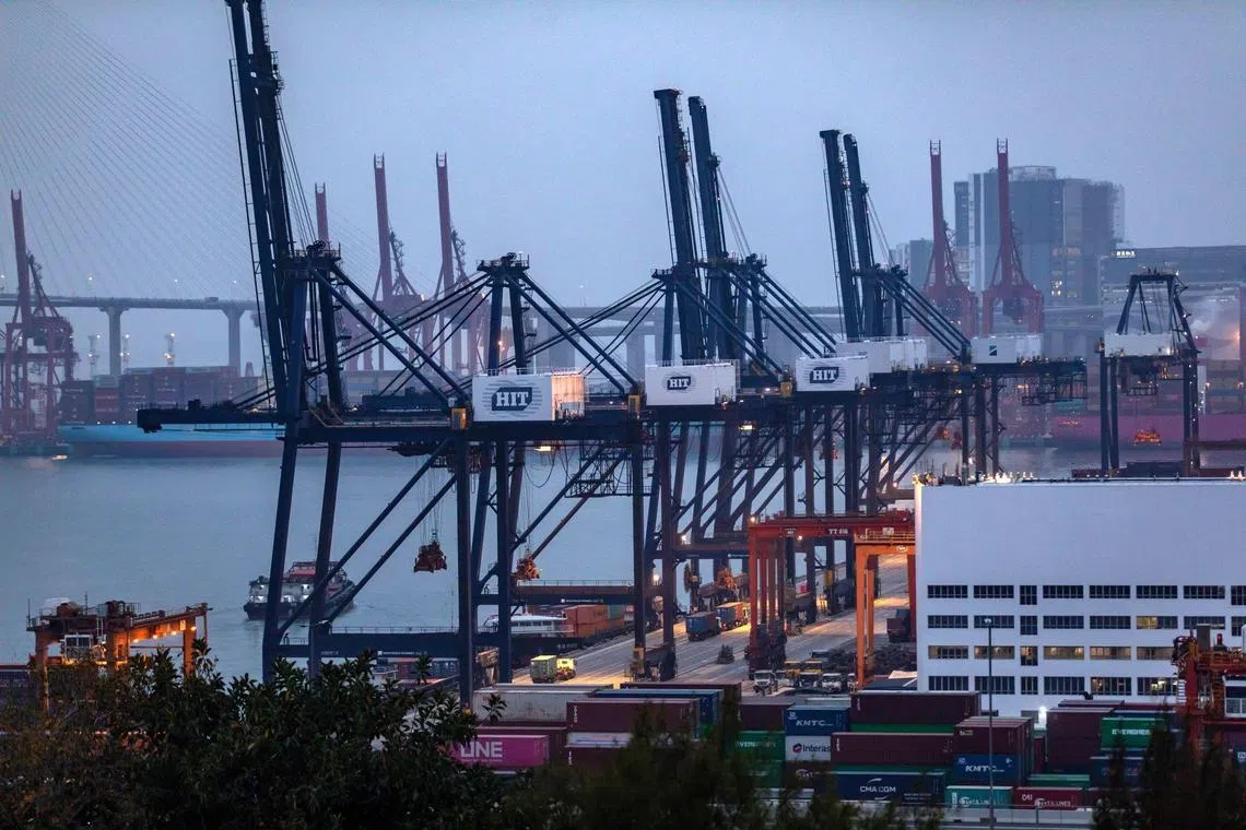 PSA is holding early talks with potential bidders including China Merchants Group and Cosco Shipping, sources said.