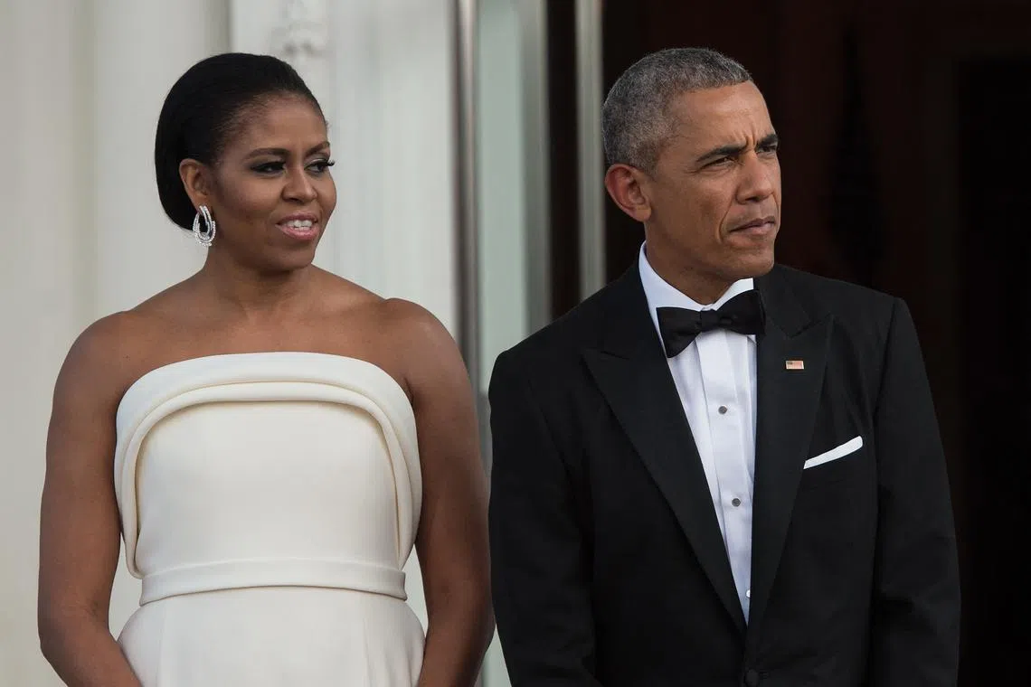 Mr Barack Obama (with Mrs Michelle Obama) was awarded an Emmy for narrating his Netflix documentary series Our Great National Parks. 