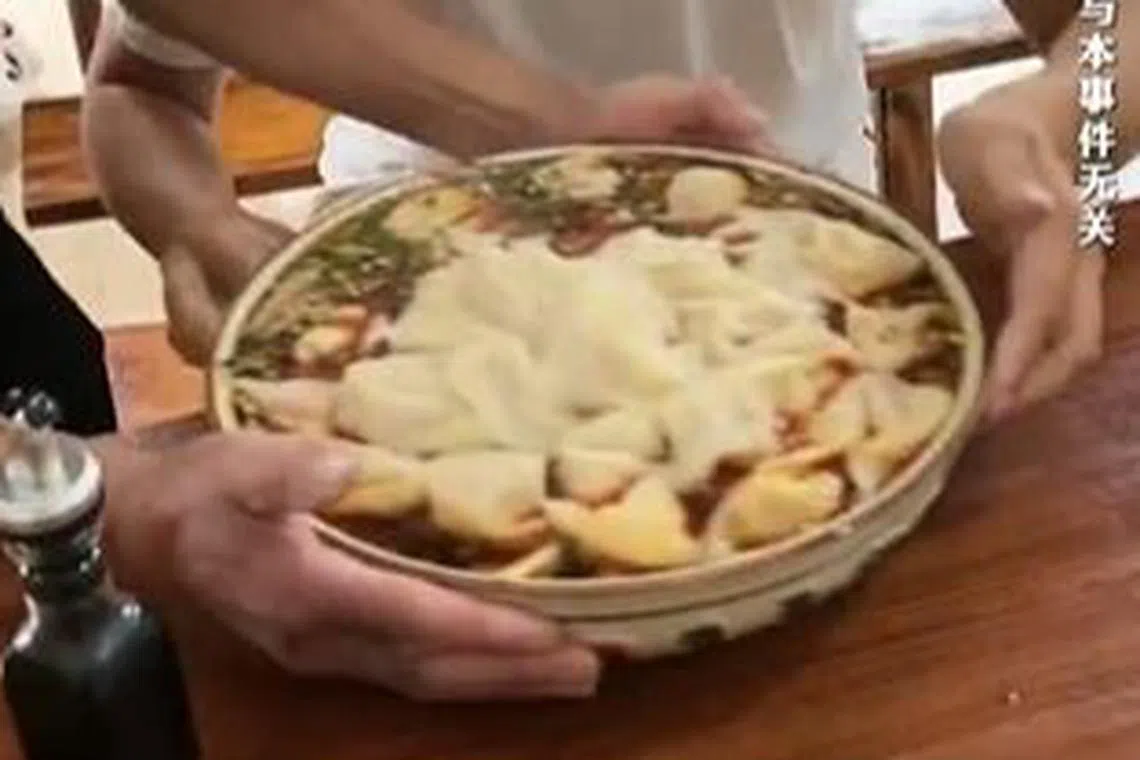 The “King of the Big Stomach” challenged patrons to eat 108 chaoshous, or spicy wonton dumplings, during the challenge in June.