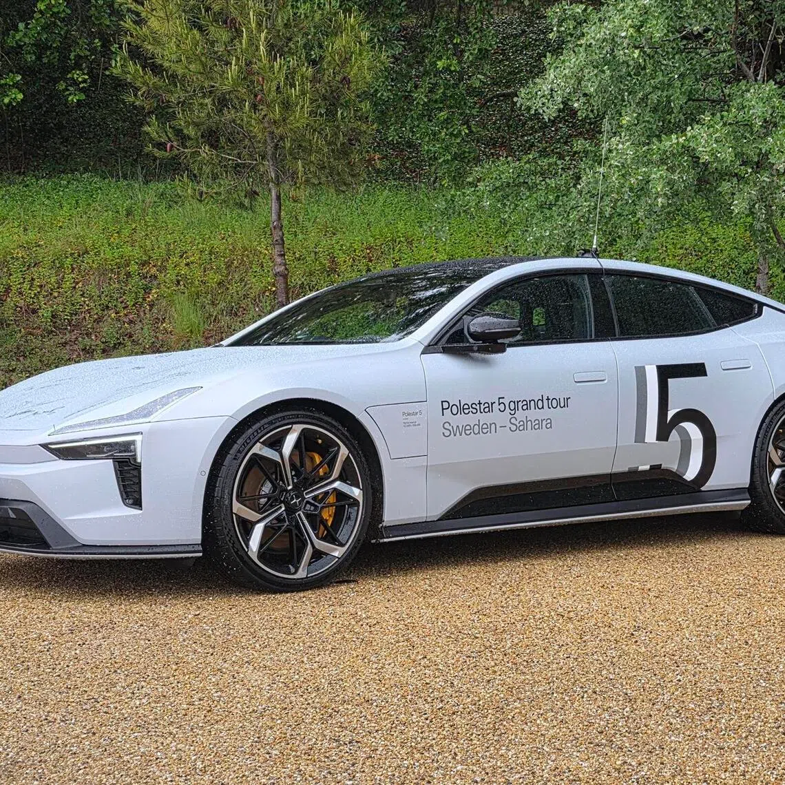 The early-production Polestar 5 impresses with its distinctive looks and refined cabin.