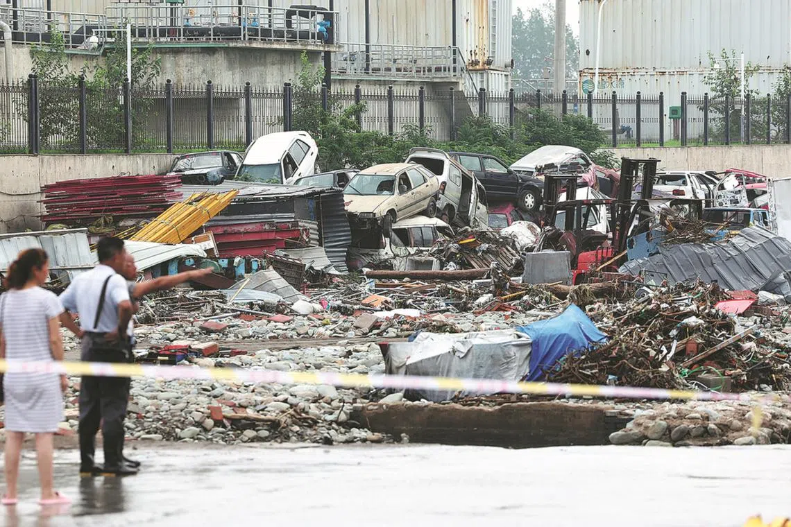 The recent heavy rainfall in the Beijing-Tianjin-Hebei region was labeled a “historically extreme event” by the National Meteorological Centre.