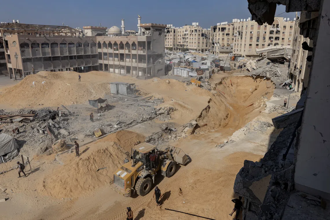 Mr Trump insisted that American forces would not be involved against Hamas.