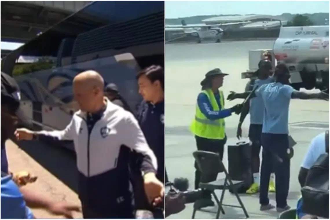 Senegal checked on airport tarmac, Uzbeks greeted at stadium by sniffer dogs as World Cup nears