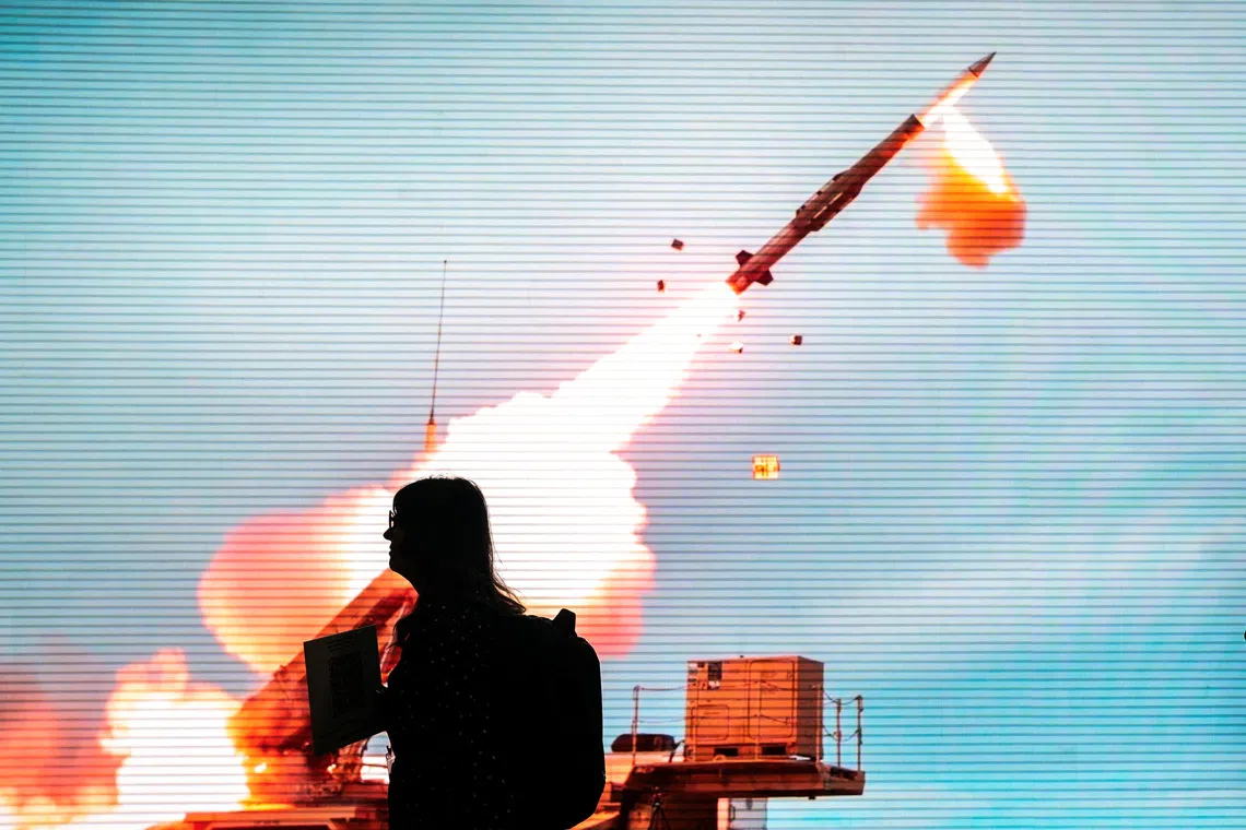 A Lockheed Martin video presentation during the Association of the United States Army annual meeting and exposition in Washington in October 2024.