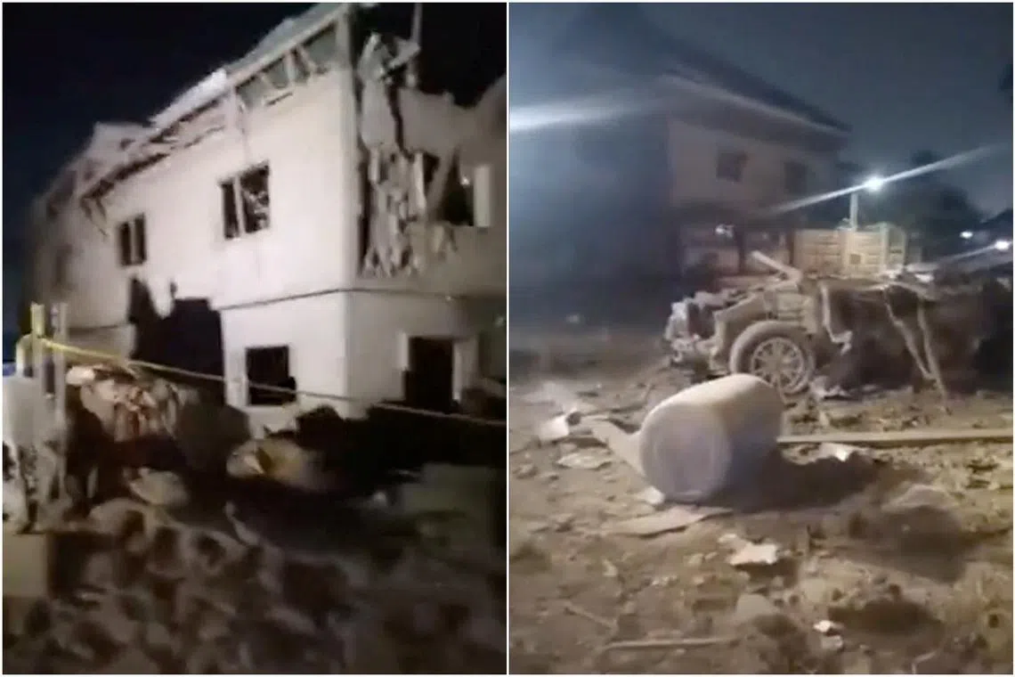 At least two people were killed and dozens injured when explosives stored at a private residence detonated in Nigeria's Oyo state.