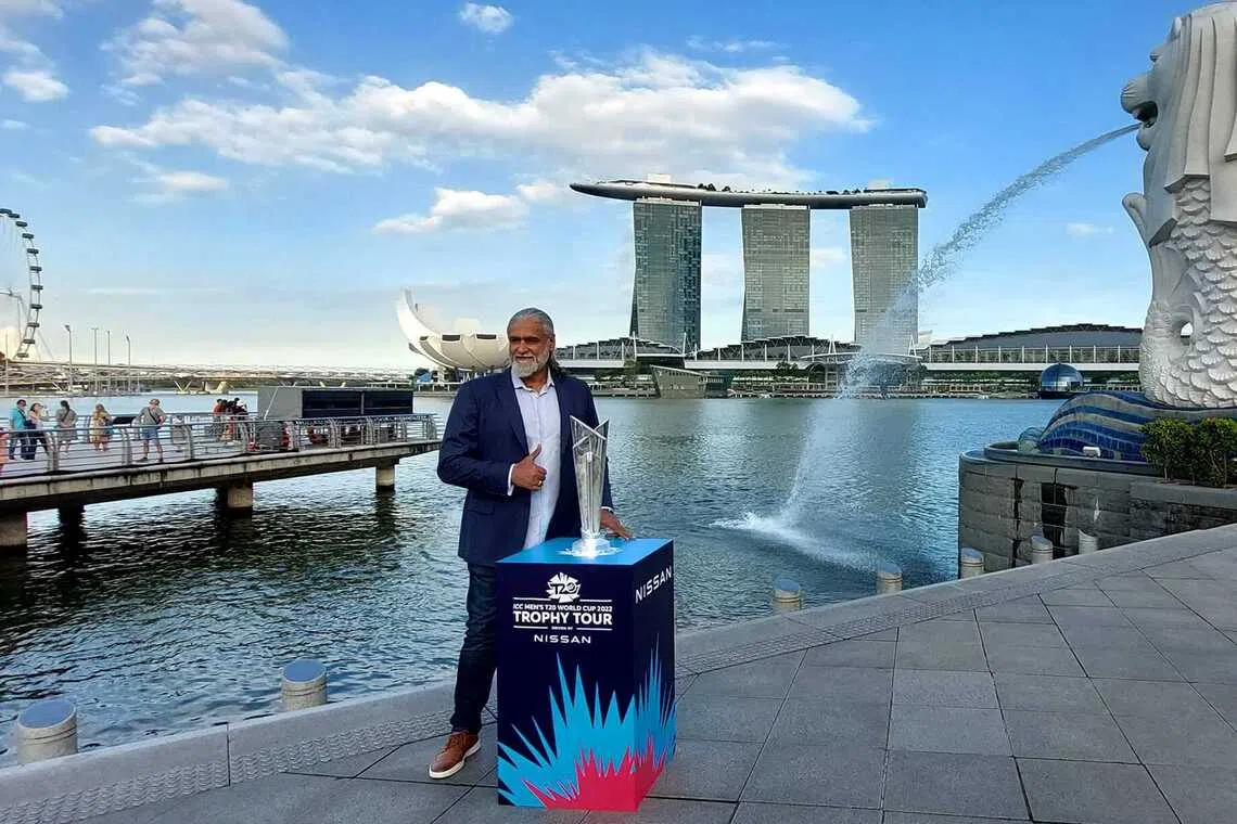 SCA CEO Mr. Saad Khan Janjua officially received the WORLD T20i Cup in Singapore today (1st September 2022) from ICC representative as Singapore Cricket Association hosts the WORLD CUP tour in Singapore on route to its destination in Australia for the t20i blockbuster Men's World Cup in October of 2022.