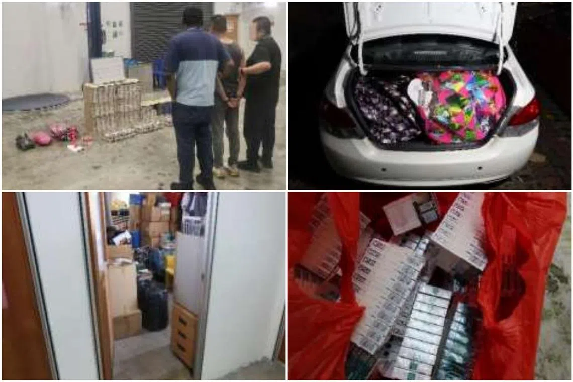 Three Singapore Customs operations were conducted from May 16 to 18 in Pandan Loop, Toa Payoh East and Canberra Road.