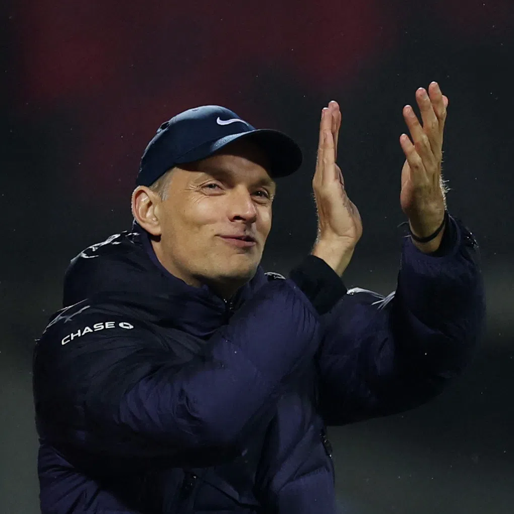 Soccer Football - FIFA World Cup - UEFA Qualifiers - Group K - Latvia v England - Daugava Stadium, Riga, Latvia - October 14, 2025 England manager Thomas Tuchel reacts Action Images via Reuters/Paul Childs