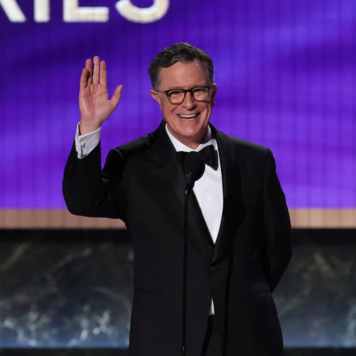 US comedian Stephen used the Peanuts tune during his final show on May 21.