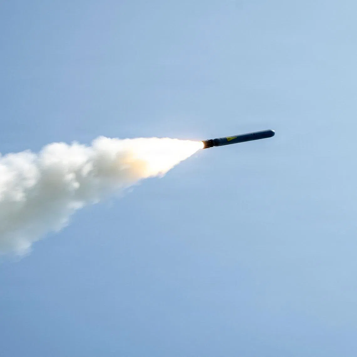 The U.S. Navy Arleigh Burke-class guided-missile destroyer USS Delbert D. Black fires a Tomahawk Land Attack Missile (TLAM) in support of the Operation Epic Fury attack on Iran from an undisclosed location February 28, 2026. U.S. Navy/Handout via REUTERS