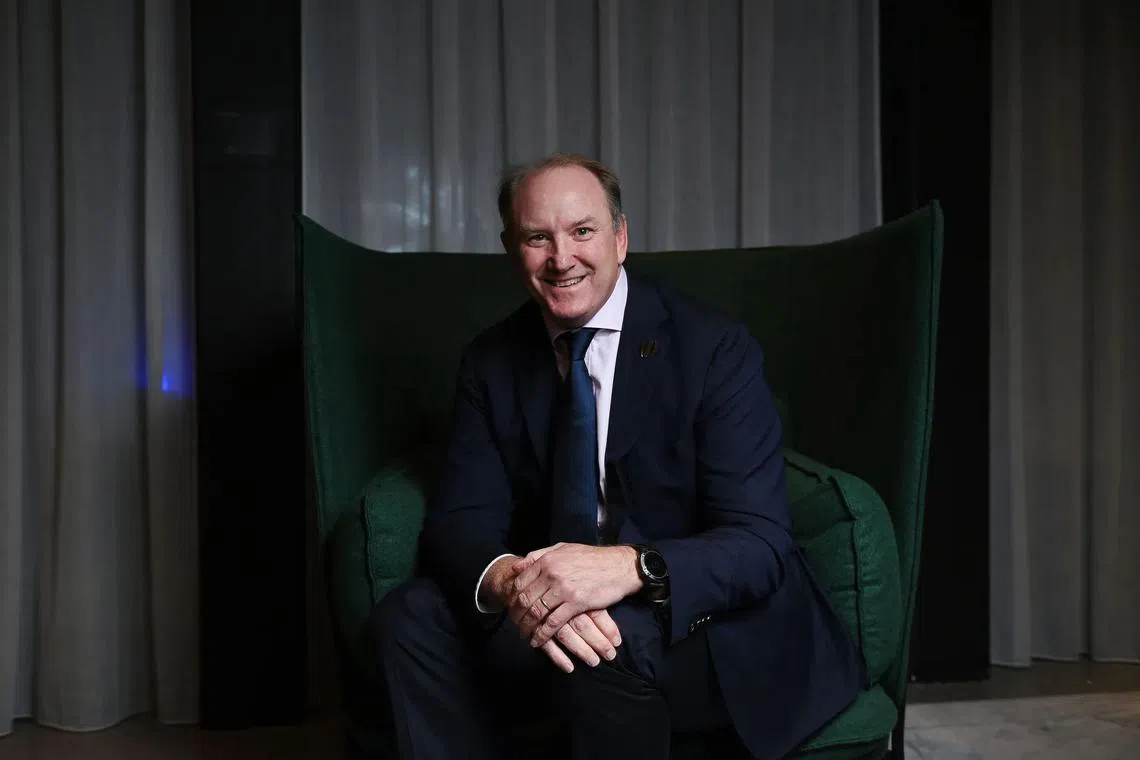 Australia's Brett Robinson was elected chairman of World Rugby on Nov 14, after standing as the candidate of innovation.