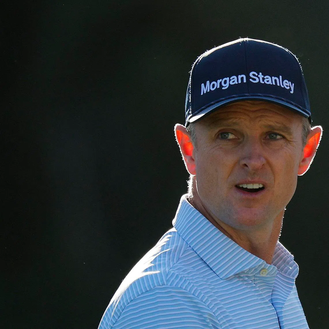 Golf - The Masters - Augusta National Golf Club, Augusta, Georgia, U.S. - April 9, 2026  England's Justin Rose on the 17th hole during the first round REUTERS/Mike Blake