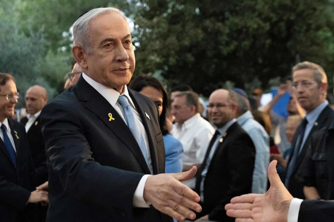 Israeli Prime Minister Benjamin Netanyahu, who has resisted making an apology for security failures over Israel’s worst-ever attack on Oct 7, said in a Time magazine interview published on Aug 8 that he was “sorry, deeply, that something like this happened”. 