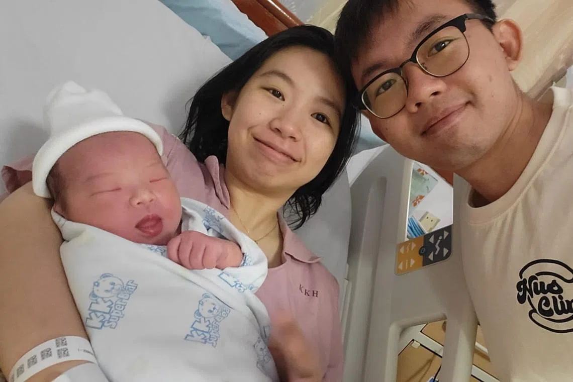 Mr Kitahara Yutaro and his wife called for a taxi after Mrs Kitahara’s water broke at about 11.25pm on Nov 5.