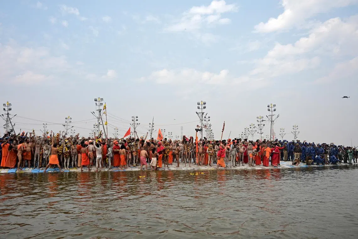 More than 76 million people on Jan 29 took what is called a "royal dip" in the river waters up until 8pm.