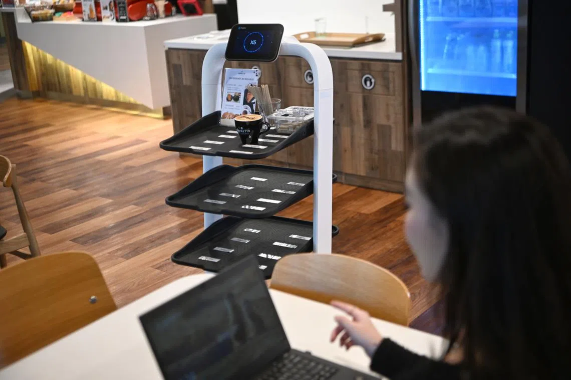 Sodexo has introduced food innovations to help its workers ease back into the office, such as a robot that delivers drinks to your desk.