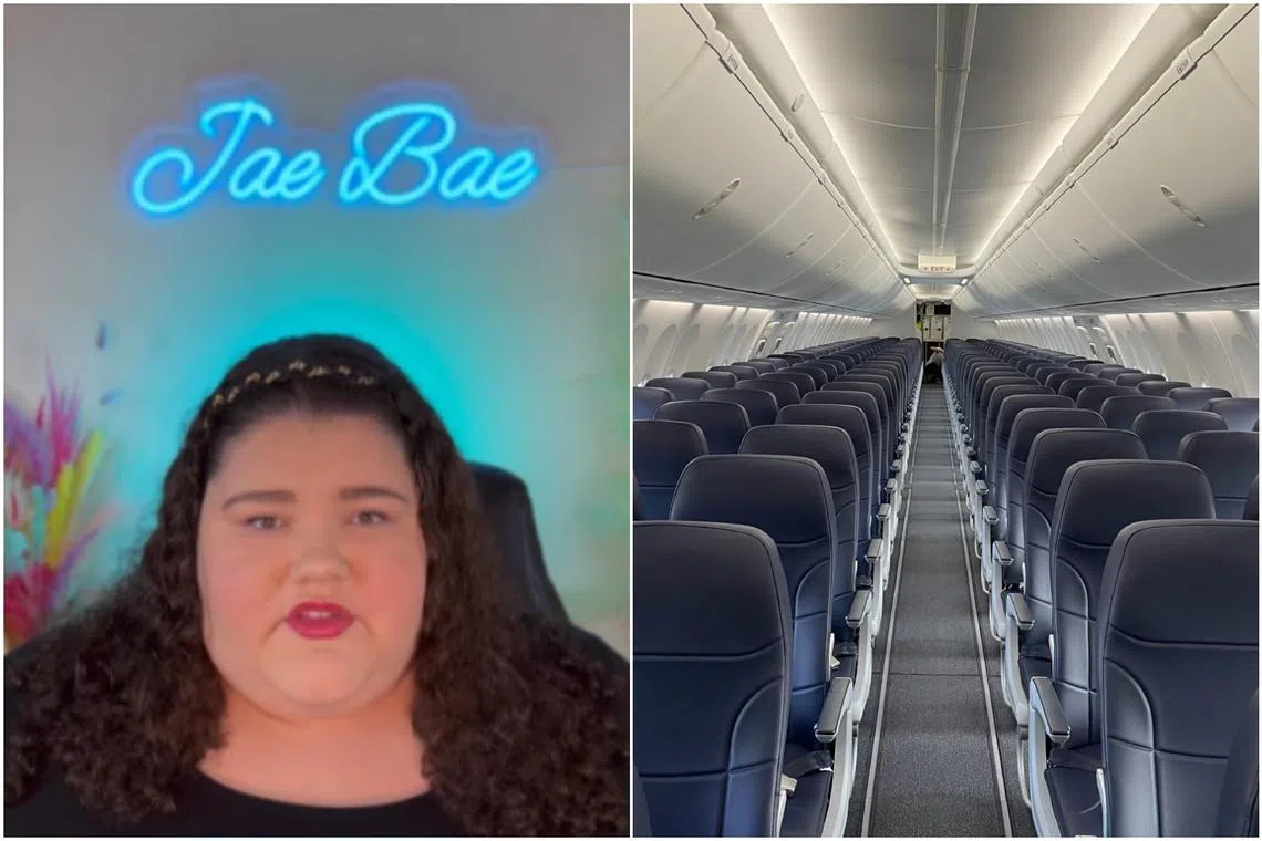 Ms Jae’lynn Chaney suggested that plus-size passengers be provided with an extra free seat, “or even two or three seats depending on their size”.