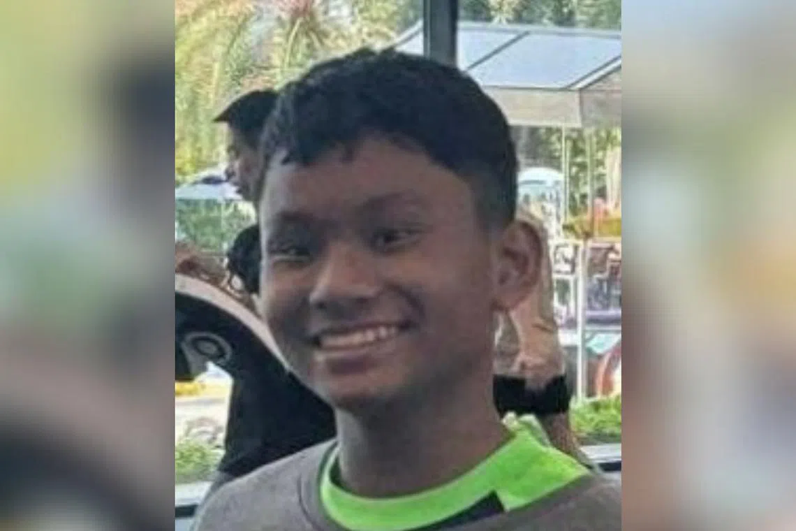 Teenager Riril Firdaus was last seen in the vicinity of Lorong Napiri.