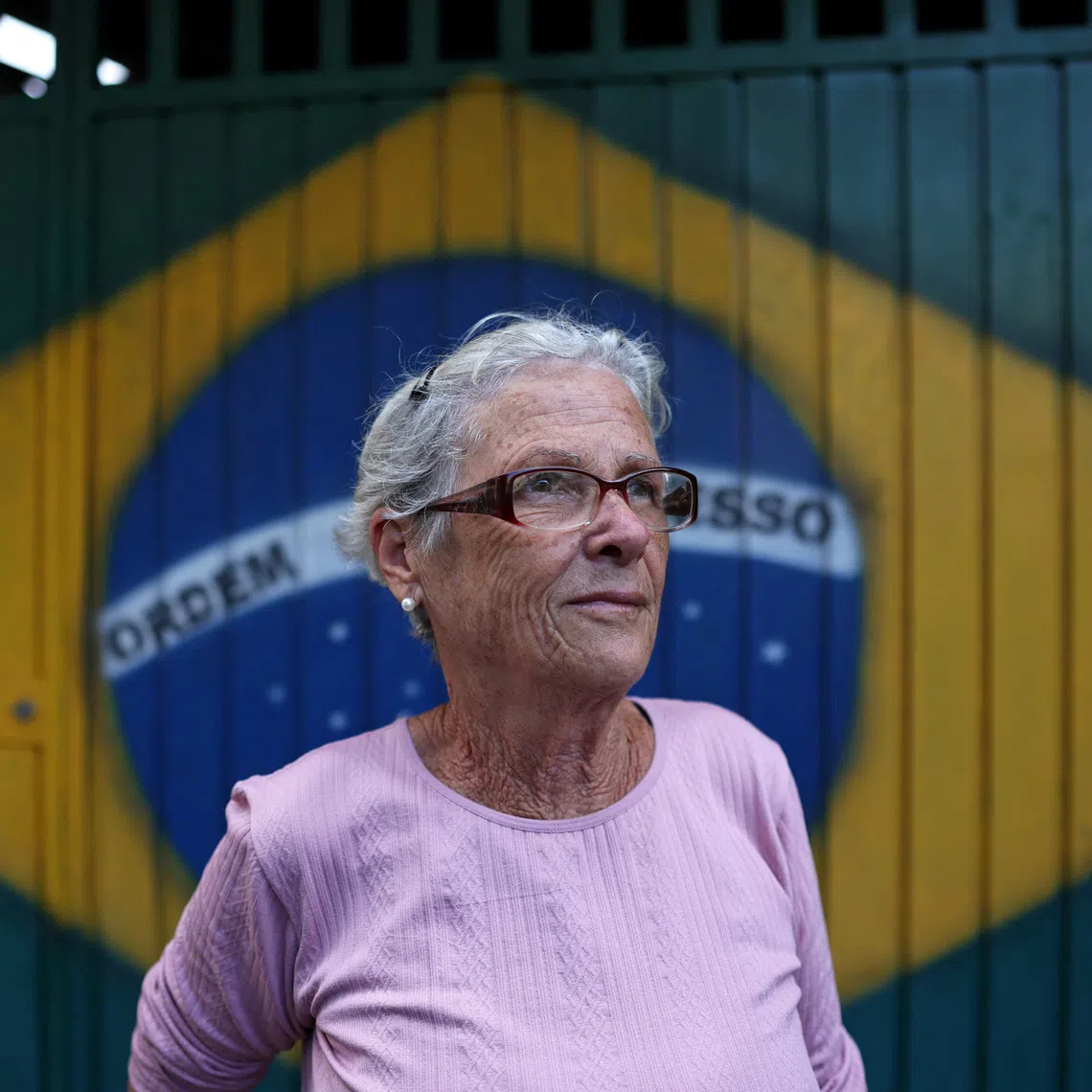 Aparecida Josefina de Souza, 73, who says she did not vote in the first round but plans to vote in Brazil's presidential runoff election, poses for a portrait as older voters play a growing role in the runoff, at Brasilandia neighborhood, in Sao Paulo, Brazil, October 13, 2026. REUTERS/Amanda Perobelli