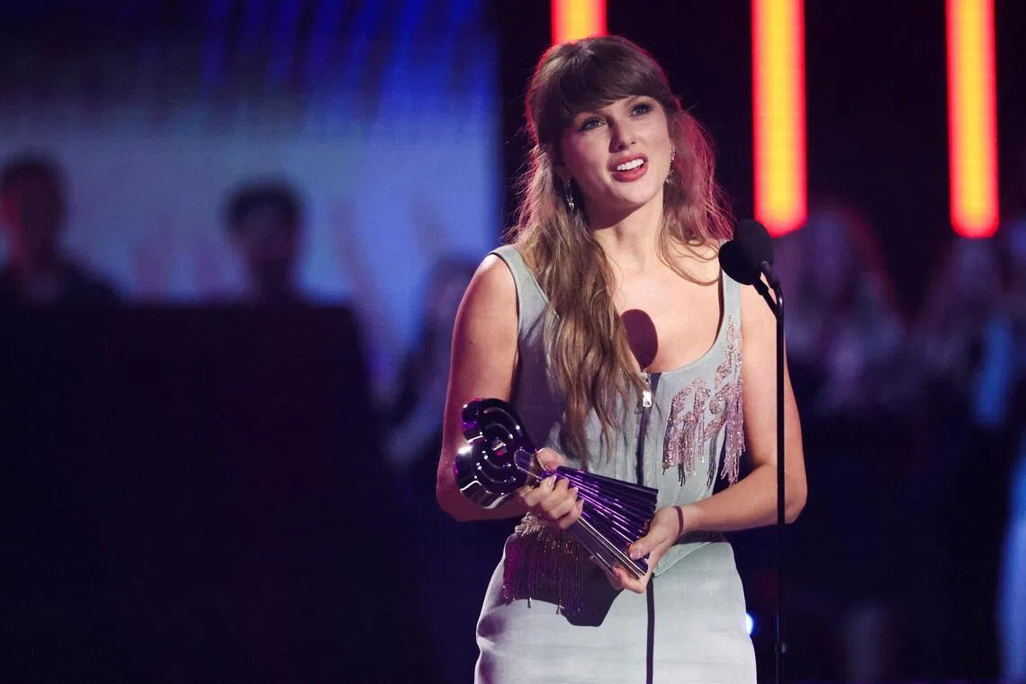 Taylor Swift tops Spotify’s list of most streamed artistes
