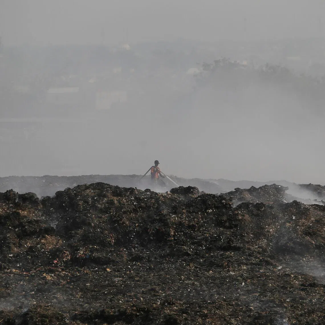 The fire – which burned an area at the landfill measuring around 15ha – had been completely extinguished by the evening of July 9.