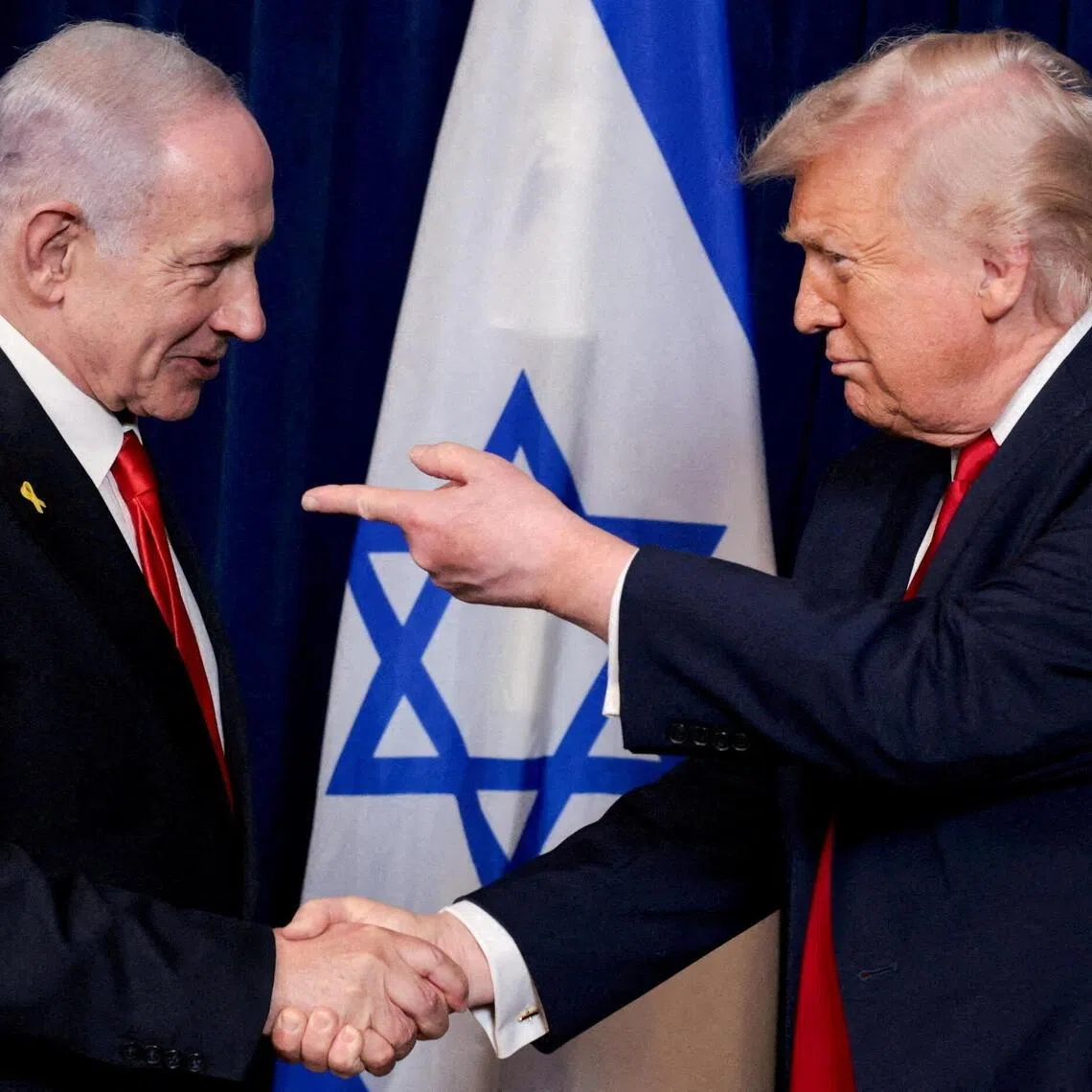 Tensions have mounted between US President Donald Trump (right) and Israeli PM Benjamin Netanyahu over the handling of the war with Iran.