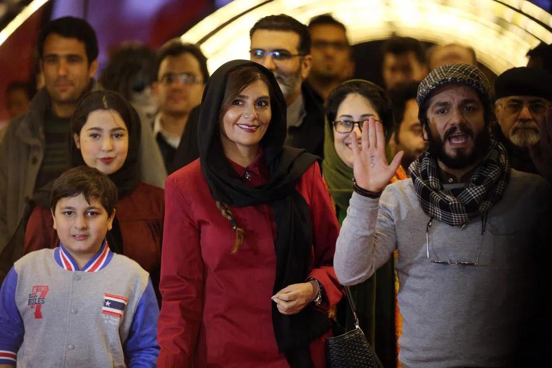 Iranian actress Hengameh Ghaziani (centre) was arrested for inciting and supporting riots. Another actress Katayoun Riahi was also arrested in the same probe. 