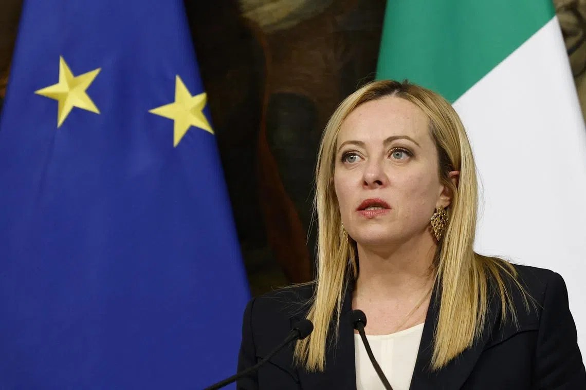France said it was not looking to “ostracise” Italy and its prime minister, Giorgia Meloni.