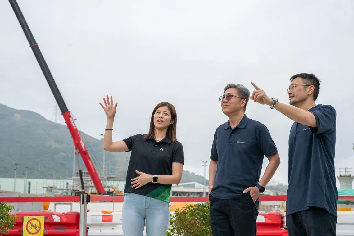 AtkinsRéalis engineers at a project site in Asia, delivering infrastructure solutions designed for sustainability and long-term resilience.