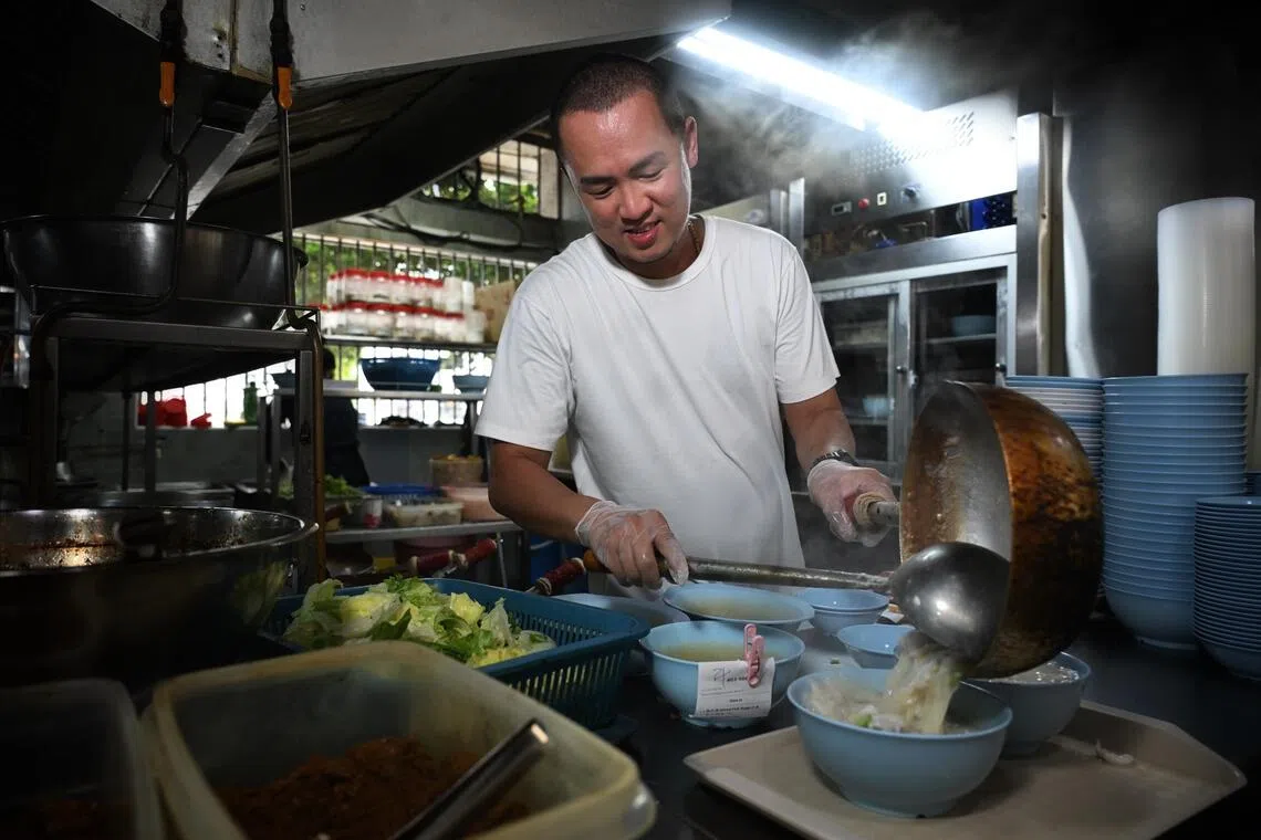Low Boon Chuan took a year to master cooking fish soup.