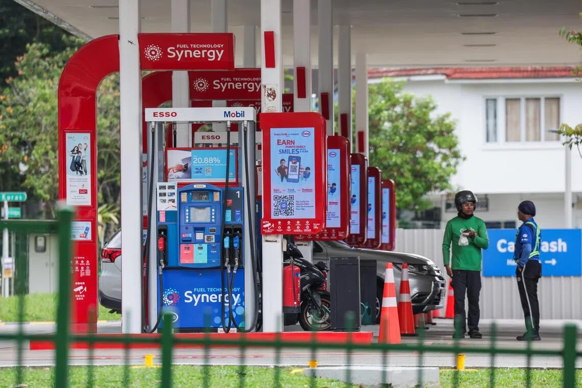 Petrol, diesel prices ease in Singapore as oil prices fall