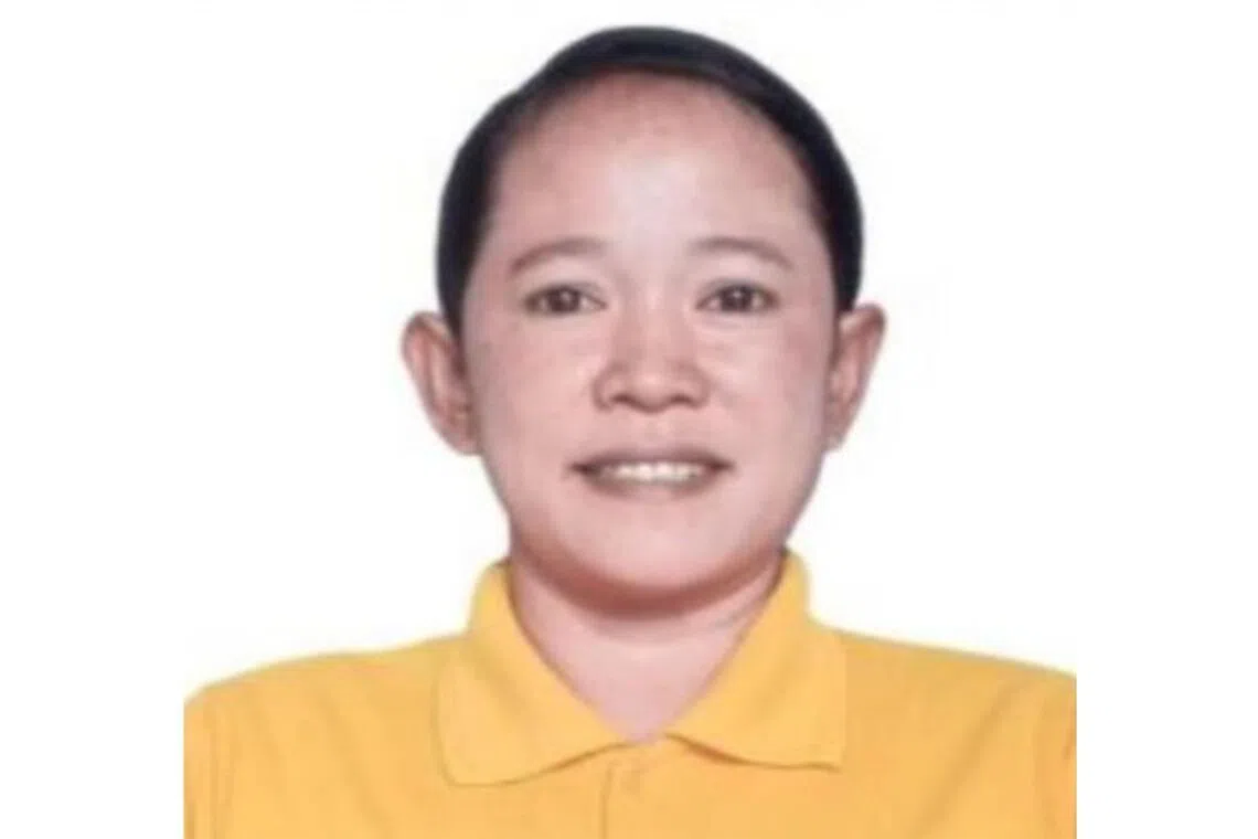 Ms Sulastri was last seen on Oct 11 at about 7pm in the vicinity of Bedok South Road.