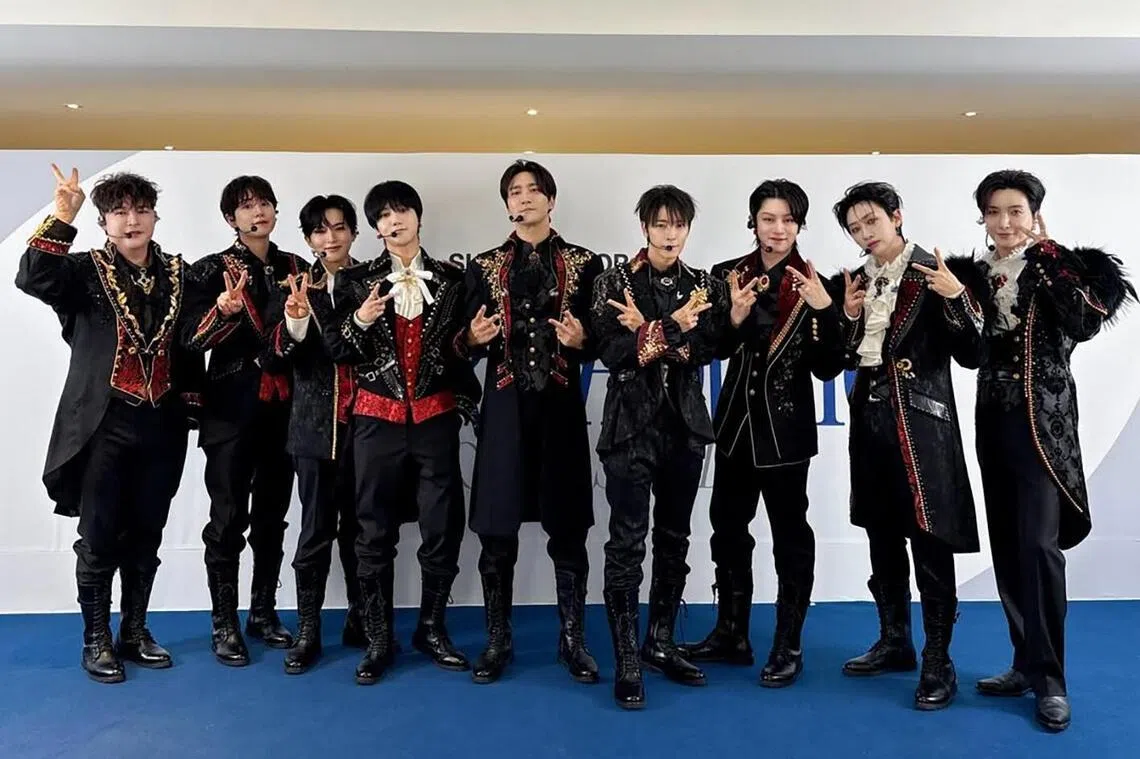 Screenshot of K-pop boy band Super Junior. Credit: SUPERJUNIOR/INSTAGRAM