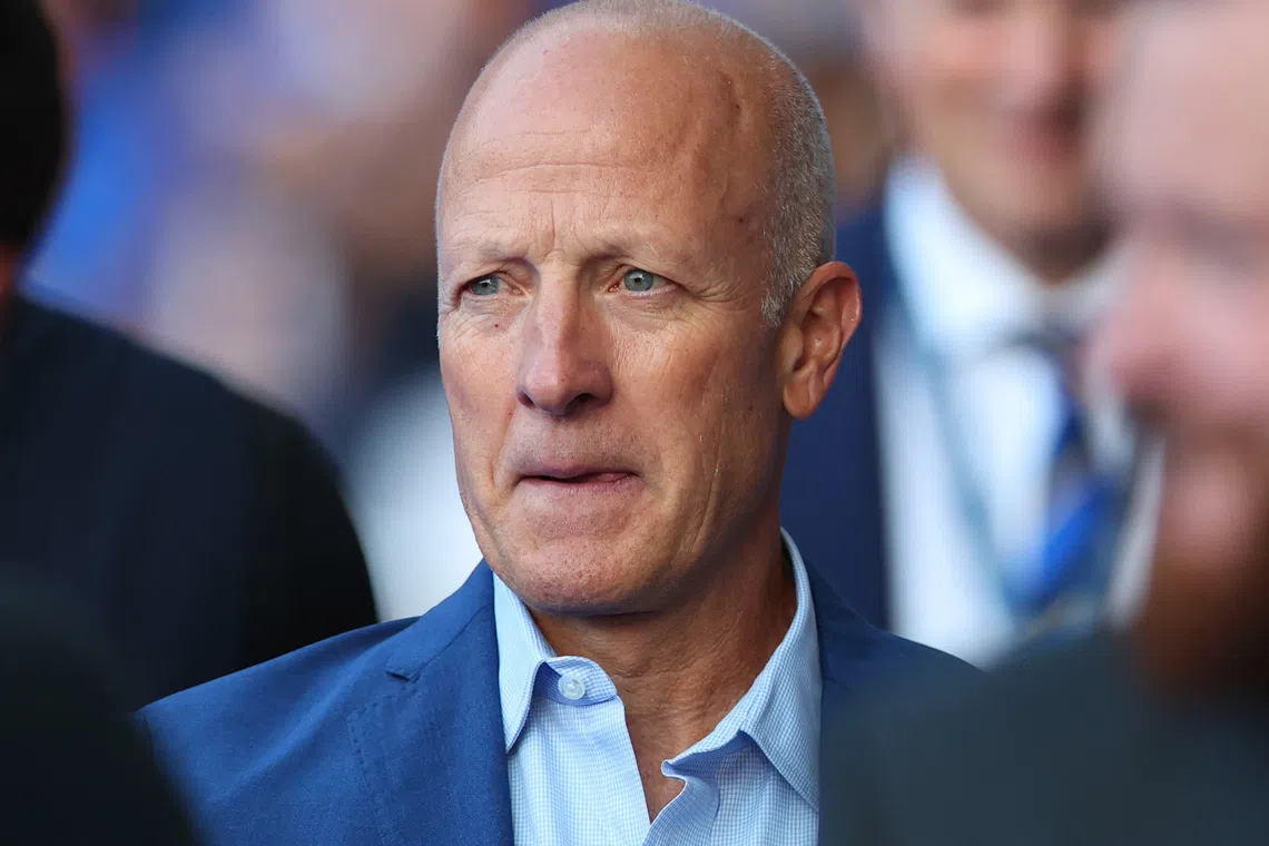 Soccer Football - Championship - Birmingham City v Ipswich Town - St Andrews @ Knighthead Park, Birmingham, Britain - August 8, 2025 Birmingham City chairman Tom Wagner before the match Action Images/Craig Brough