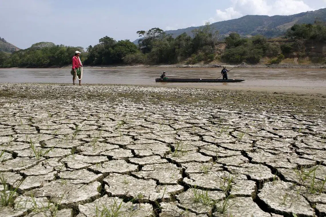 Fisherman Gabriel Barreto stands on the shore of the Magdalena river, the longest and most important river in Colombia, in the city of Honda, January 14, 2016. REUTERS/John Vizcaino/ File Photo