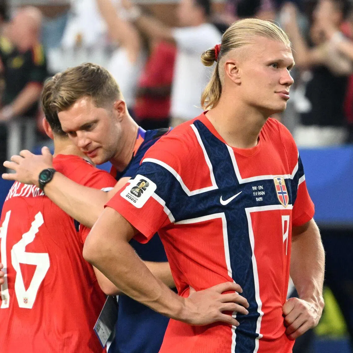Erling Haaland scored seven times in his four games at a major international tournament.