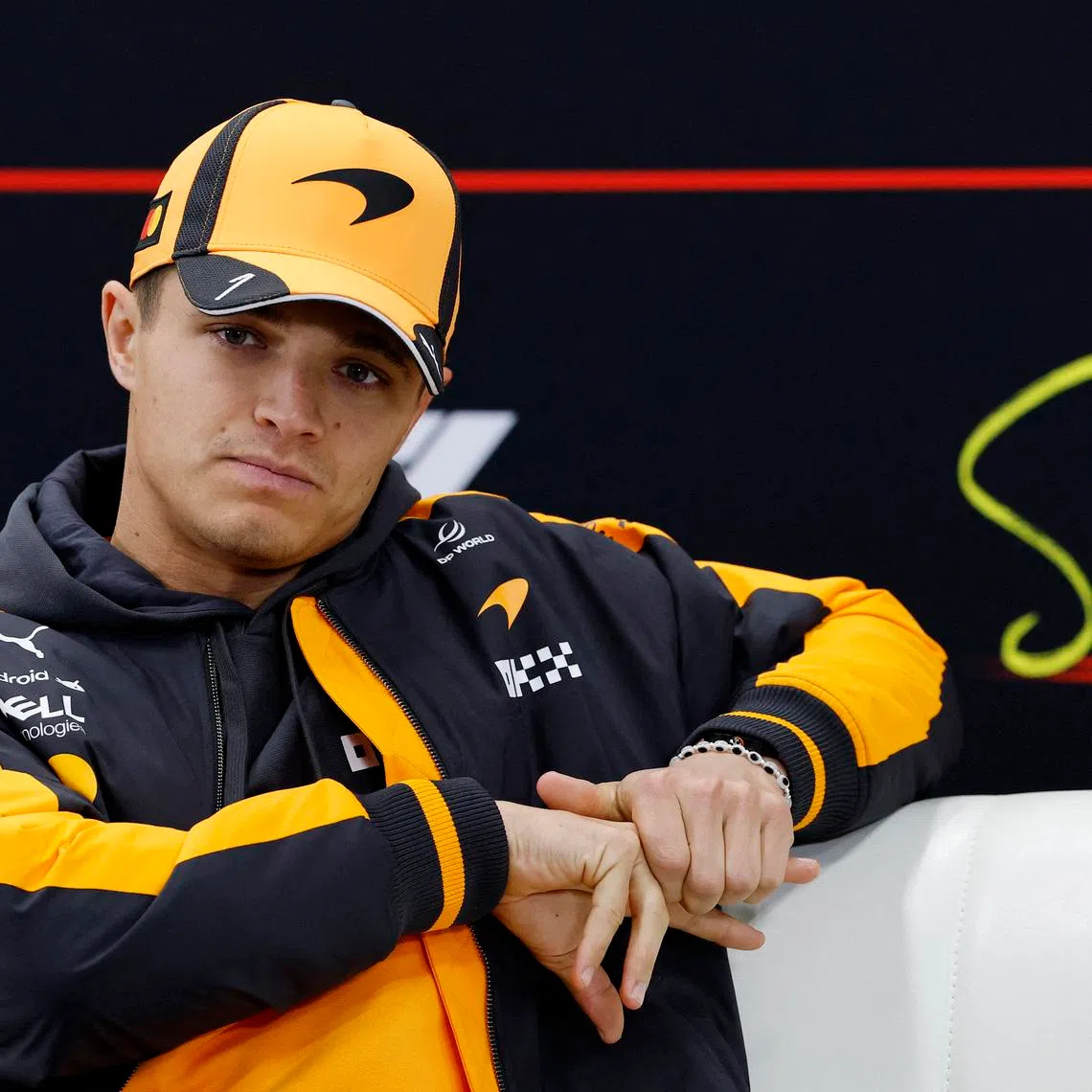 Formula One F1 - Japanese Grand Prix - Suzuka Circuit, Suzuka, Japan - March 26, 2026 McLaren's Lando Norris during press conference REUTERS/Kim Kyung-Hoon