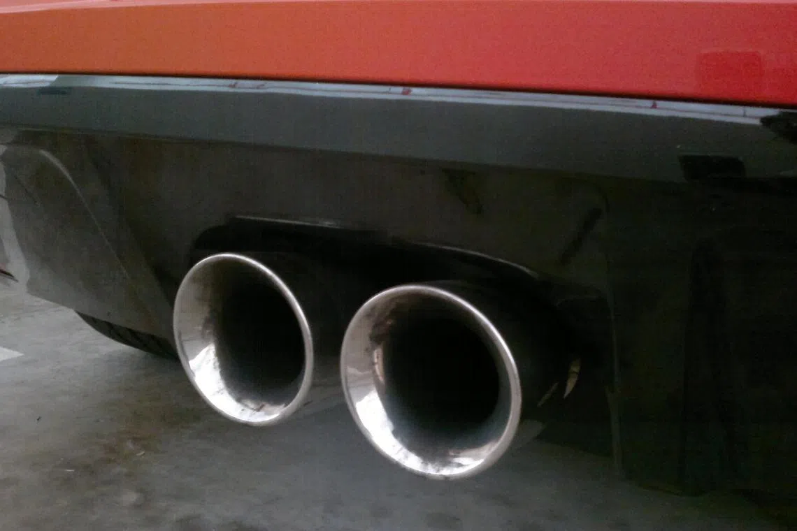 Catalytic converters help to make exhaust gases less toxic.
