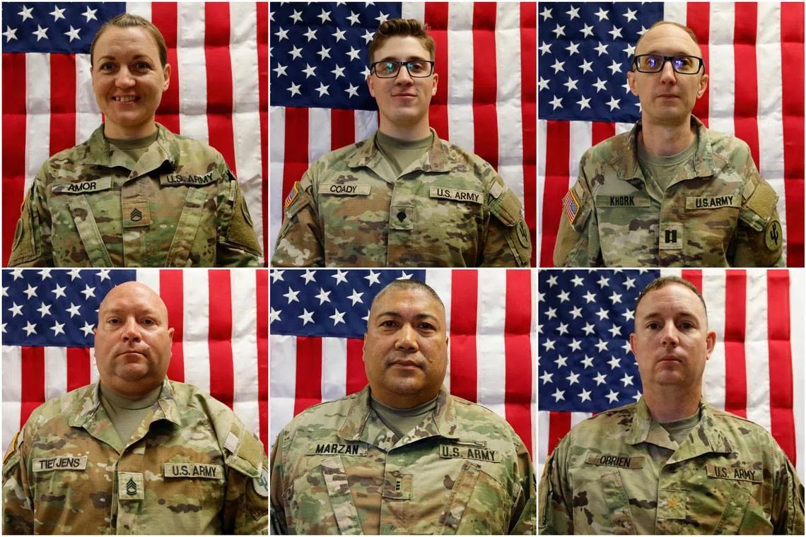 Images of the US soldiers killed in Kuwait on March 1 were released by the United States Army Reserve Command Press Desk.