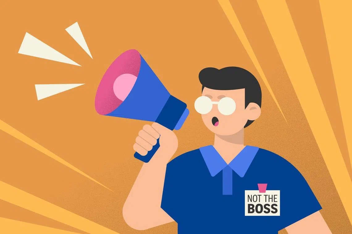 Workers can say they prefer to take direct instructions from their manager rather than from the colleague.